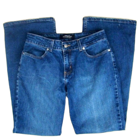 LondonJean Womens Size 8 Blue Medium Wash Straight Leg Jeans Premium Quality - Picture 1 of 12